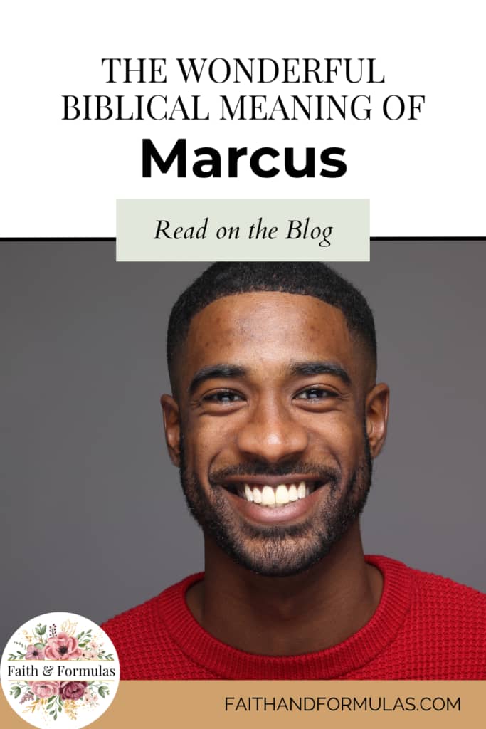 The Wonderful Biblical Meaning of Marcus