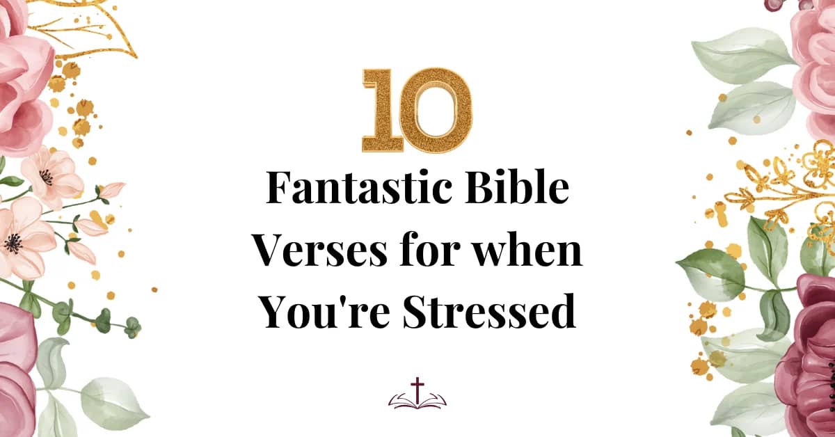 10 Fantastic Bible Verses for when You're Stressed